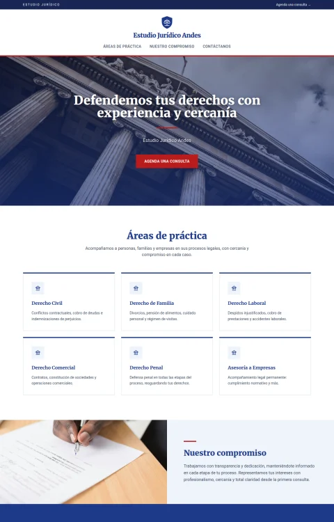 Diseño web Firma Legal para tu estudio