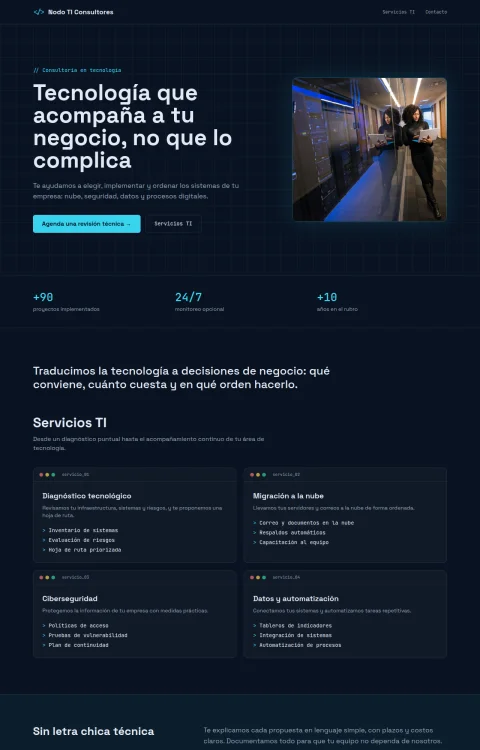 Diseño web Código Consultor para consultores