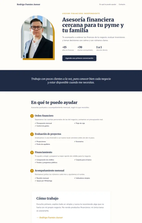 Diseño web Consejo Personal para consultores
