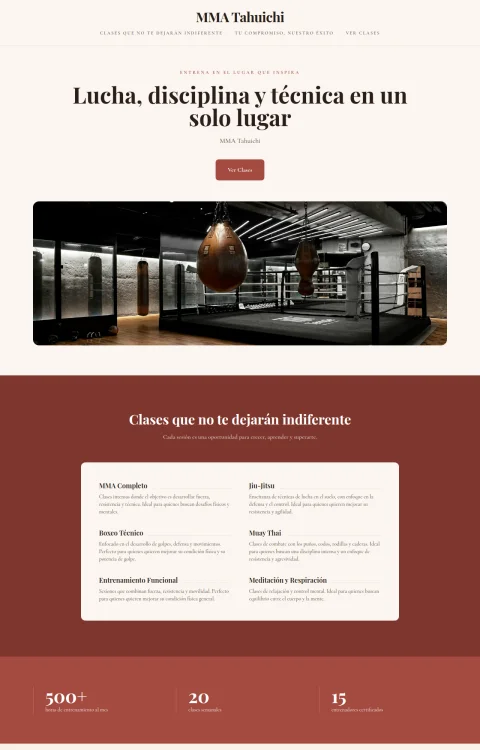 Diseño web Jaula y Técnica para fitness