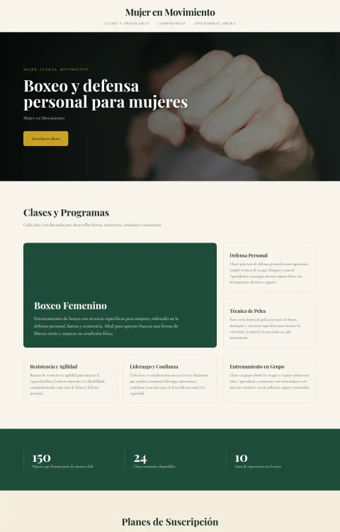 Diseño web Guantes Propios para fitness