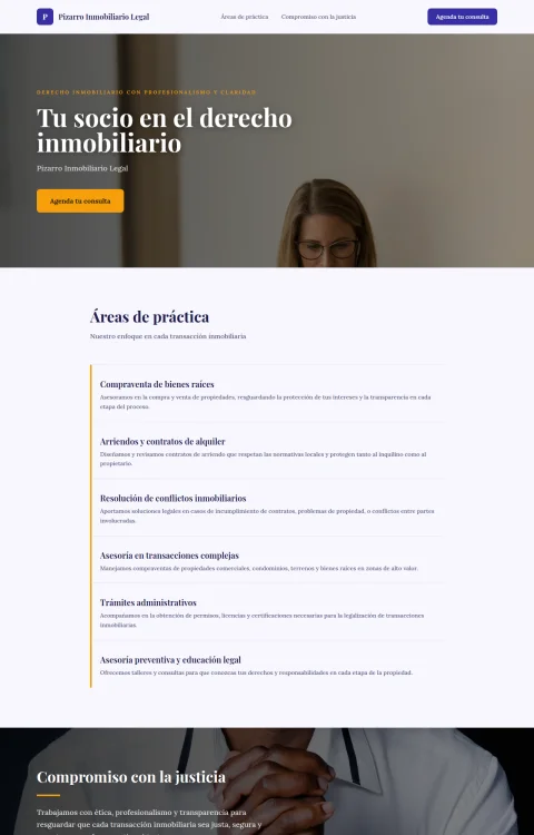 Diseño web Propiedad Segura para legal