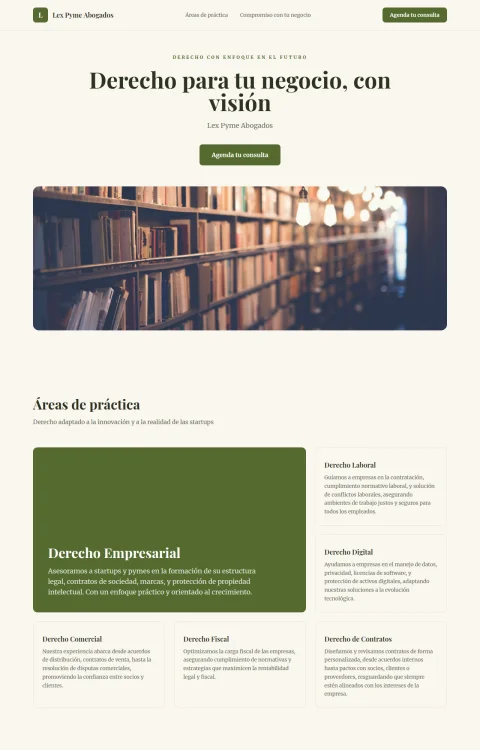 Diseño web Legal Pyme para legal