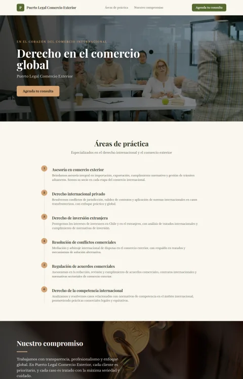 Diseño web Puerto Legal para legal